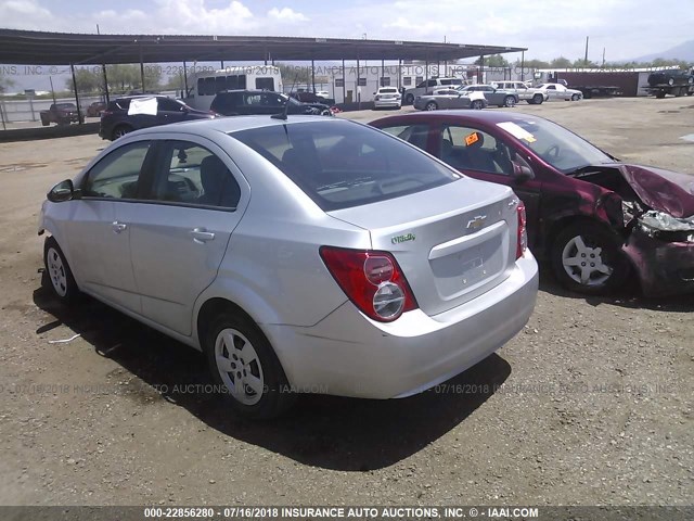 1G1JA5SH2D4229014 - 2013 CHEVROLET SONIC LS 银色 照片 3