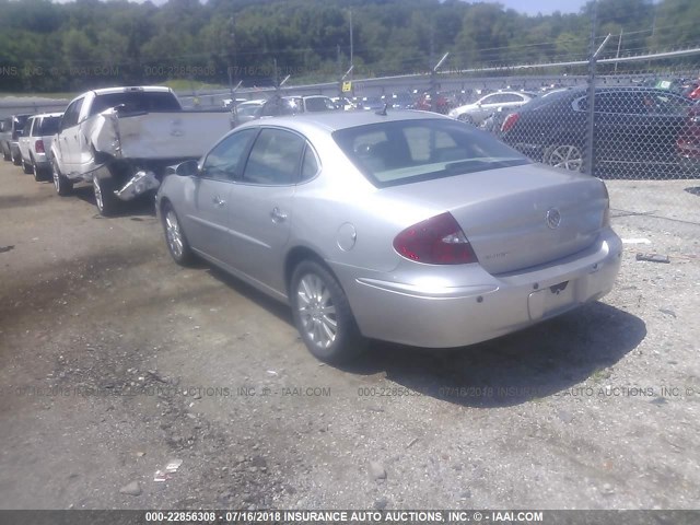 2G4WE587671140865 - 2007 BUICK LACROSSE CXS SILVER photo 3