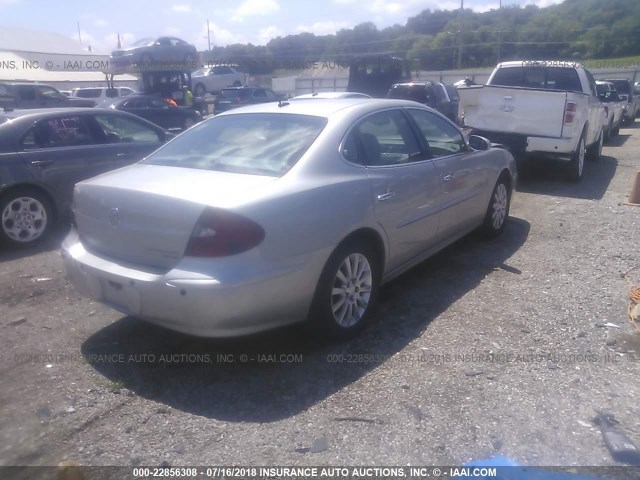 2G4WE587671140865 - 2007 BUICK LACROSSE CXS SILVER photo 4