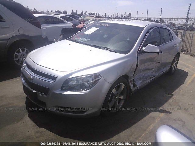 1G1ZC5E09CF354906 - 2012 CHEVROLET MALIBU 1LT SILVER photo 2