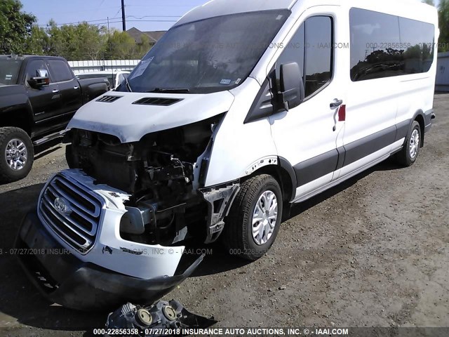 1FBZX2CGXGKB10001 - 2016 FORD TRANSIT T-350 WHITE photo 2