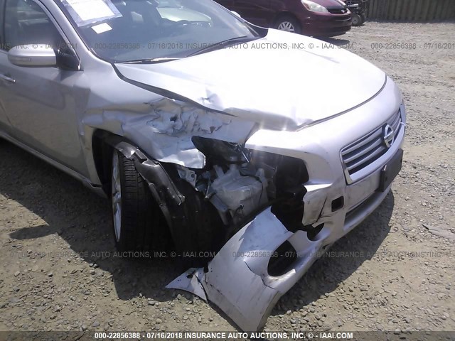 1N4AA5APXCC818175 - 2012 NISSAN MAXIMA S/SV SILVER photo 6