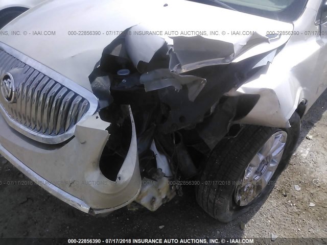 5GAKVBED8BJ261196 - 2011 BUICK ENCLAVE CXL თაფლისფერი ფოტო 6