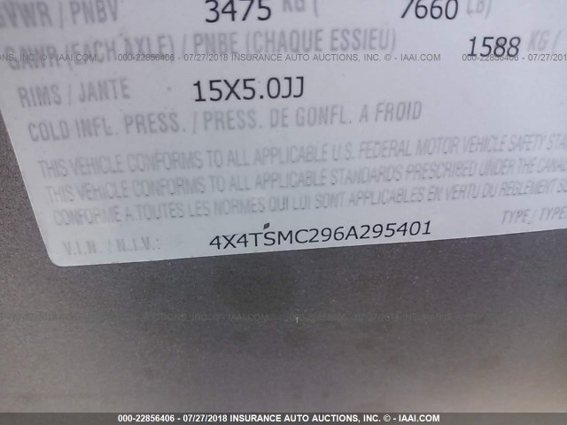 4X4TSMC296A295401 - 2006 FOREST RIVER OTHER  白色 照片 9