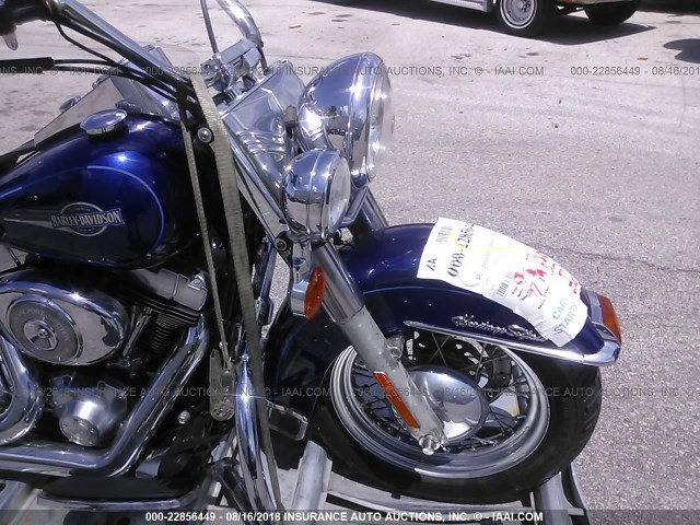 1HD1BWB126Y093460 - 2006 HARLEY-DAVIDSON FLSTCI BLUE photo 5