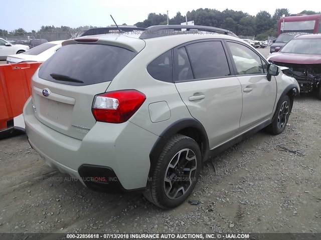 JF2GPABC4HG263765 - 2017 SUBARU CROSSTREK PREMIUM თაფლისფერი ფოტო 4