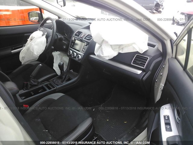 JF2GPABC4HG263765 - 2017 SUBARU CROSSTREK PREMIUM თაფლისფერი ფოტო 5