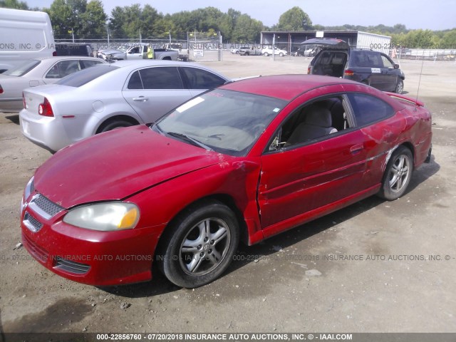 4B3AG42G94E123967 - 2004 DODGE STRATUS SXT RED photo 2