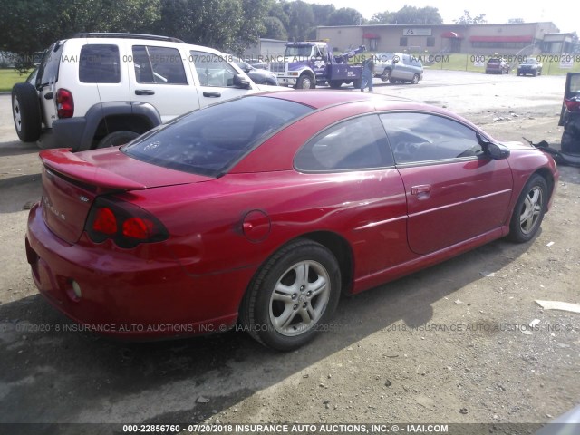 4B3AG42G94E123967 - 2004 DODGE STRATUS SXT RED photo 4