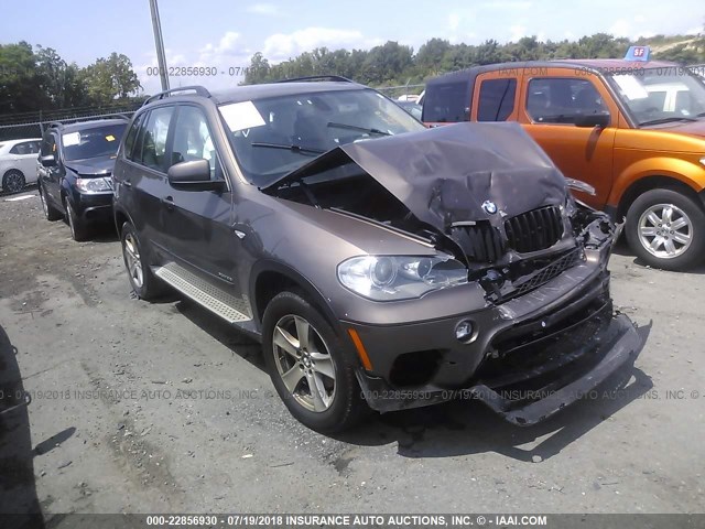 5UXZV4C57D0B01308 - 2013 BMW X5 XDRIVE35I BROWN photo 1