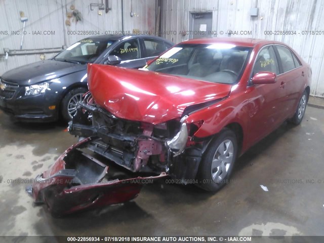 4T1BE46K97U074767 - 2007 TOYOTA CAMRY NEW GENERAT CE/LE/XLE/SE MAROON photo 2