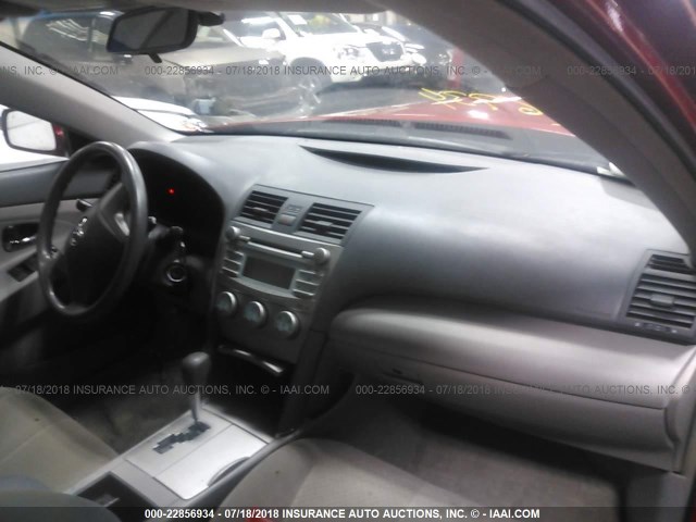 4T1BE46K97U074767 - 2007 TOYOTA CAMRY NEW GENERAT CE/LE/XLE/SE MAROON photo 5
