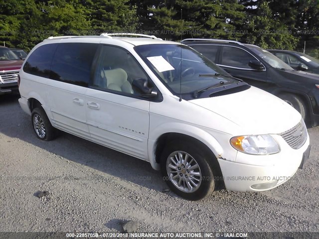 2C8GP64LX1R338772 - 2001 CHRYSLER TOWN & COUNTRY LIMITED WHITE photo 1