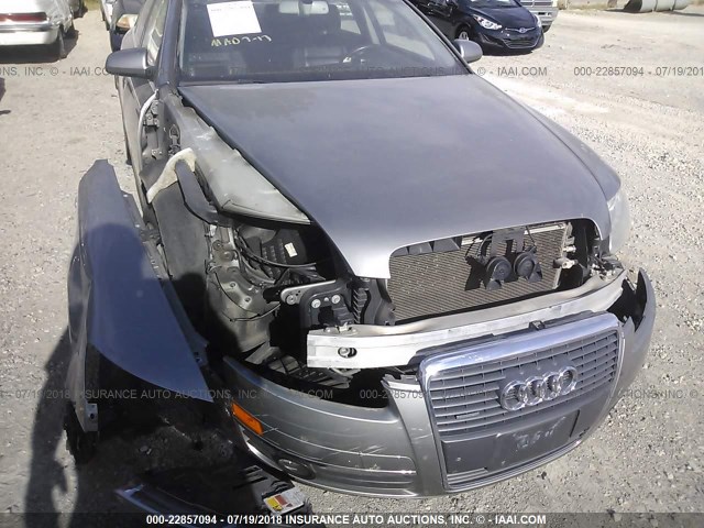 WAUDG74F06N027017 - 2006 AUDI A6 3.2 QUATTRO GRAY photo 6