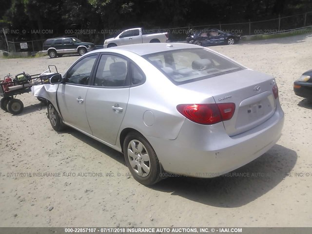 KMHDU46D08U281921 - 2008 HYUNDAI ELANTRA GLS/SE/LIMITED GRAY photo 3