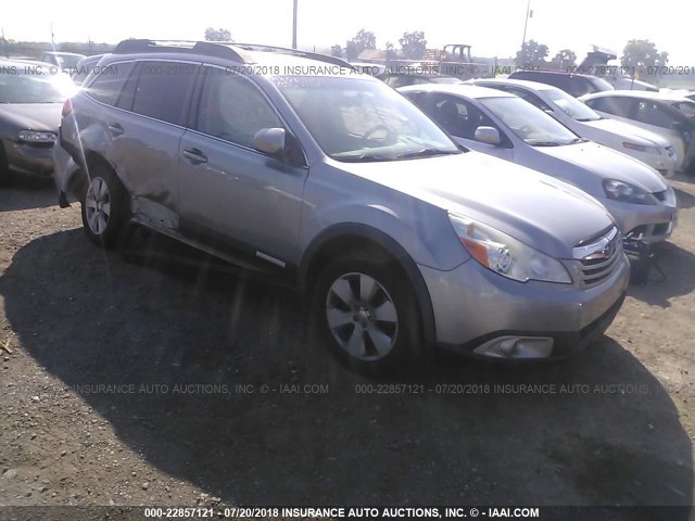 4S4BRBCC4B3345125 - 2011 SUBARU OUTBACK 2.5I PREMIUM SILVER photo 1