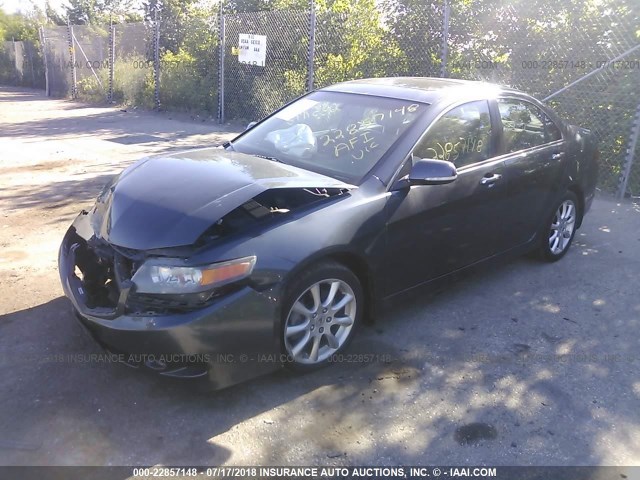 JH4CL96817C008086 - 2007 ACURA TSX GRAY photo 2