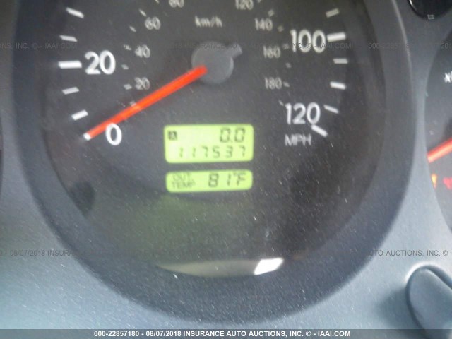 JF1SG65673H745182 - 2003 SUBARU FORESTER 2.5XS შავი ფოტო 7