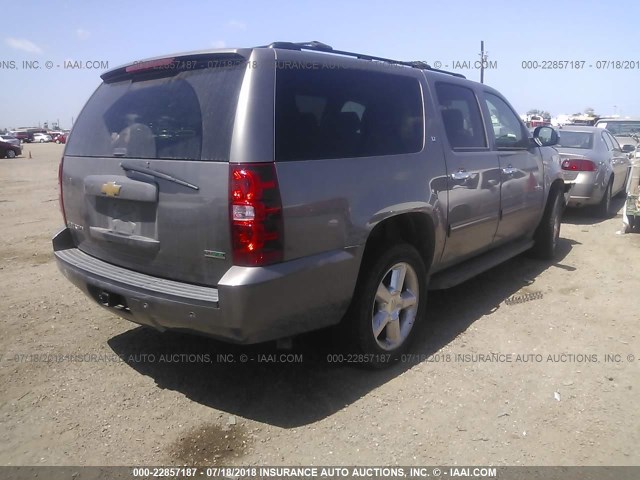 1GNSCJE05CR267639 - 2012 CHEVROLET SUBURBAN C1500 LT BROWN photo 4