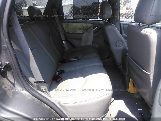 4F2YU081X2KM19114 - 2002 MAZDA TRIBUTE LX/ES GRAY photo 8