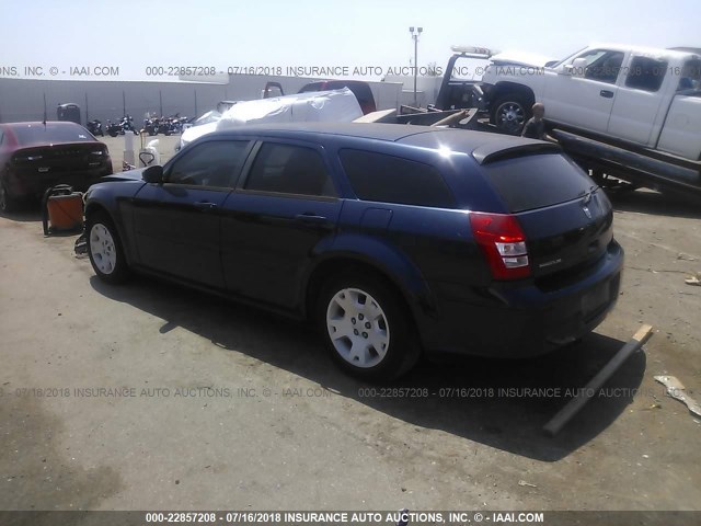 2D4FV47T86H236762 - 2006 DODGE MAGNUM SE BLUE photo 3