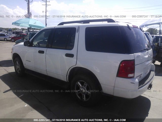 1FMDU73W15UA34085 - 2005 FORD EXPLORER XLT/XLT SPORT/NBX 白色 照片 3