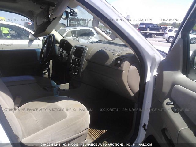 1FMDU73W15UA34085 - 2005 FORD EXPLORER XLT/XLT SPORT/NBX 白色 照片 5