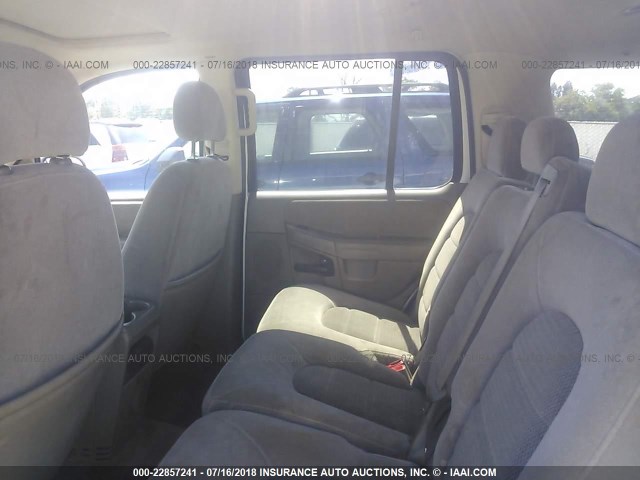 1FMDU73W15UA34085 - 2005 FORD EXPLORER XLT/XLT SPORT/NBX 白色 照片 8