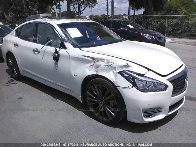 JN1BY1AP6GM221126 - 2016 INFINITI Q70 3.7 WHITE photo 1