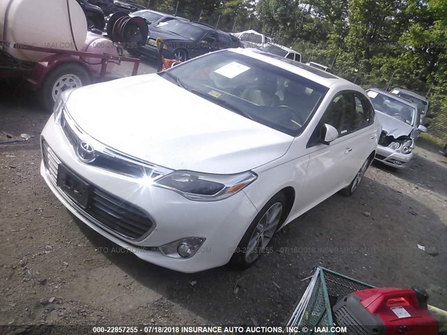 4T1BK1EB1EU084649 - 2014 TOYOTA AVALON PREMIUM/TOURING/LIMITED WHITE photo 2