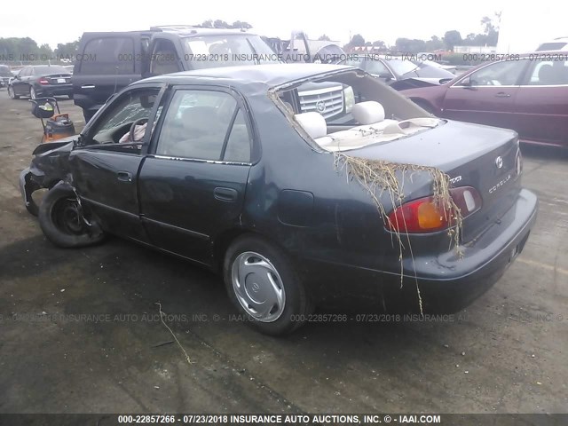 2T1BR12E9XC172427 - 1999 TOYOTA COROLLA VE/CE/LE 绿色 照片 3