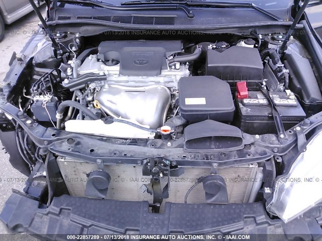 4T1BF1FK7GU570792 - 2016 TOYOTA CAMRY LE/XLE/SE/XSE BLACK photo 10