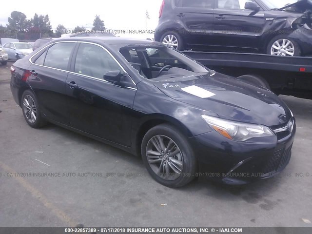 4T1BF1FK3GU598377 - 2016 TOYOTA CAMRY LE/XLE/SE/XSE BLACK photo 1