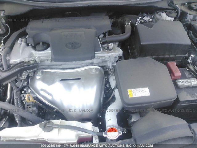 4T1BF1FK3GU598377 - 2016 TOYOTA CAMRY LE/XLE/SE/XSE BLACK photo 10