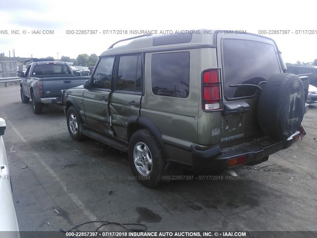 SALTY12441A730252 - 2001 LAND ROVER DISCOVERY II SE GREEN photo 3