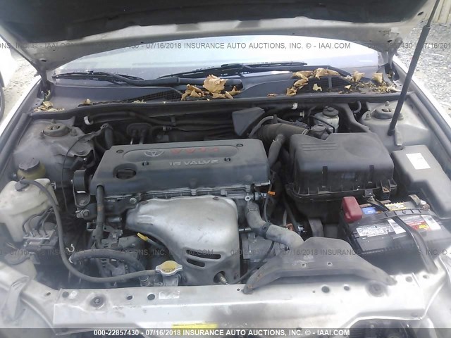 4T1BE30K74U886860 - 2004 TOYOTA CAMRY LE/XLE/SE 银色 照片 10