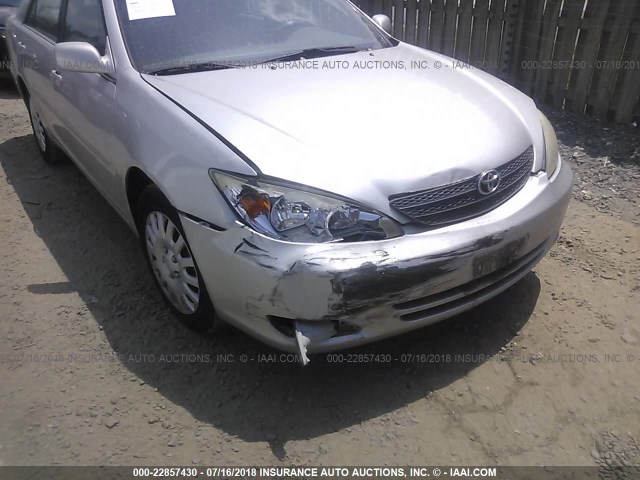 4T1BE30K74U886860 - 2004 TOYOTA CAMRY LE/XLE/SE SILVER photo 6
