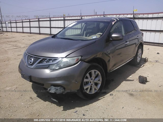 JN8AZ1MU5BW053472 - 2011 NISSAN MURANO S/SL/LE TAN photo 2