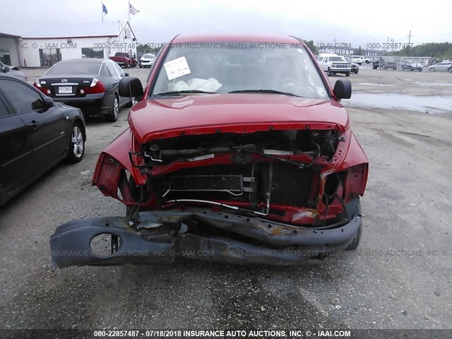 1D7HA16K88J108926 - 2008 DODGE RAM 1500 ST RED photo 6