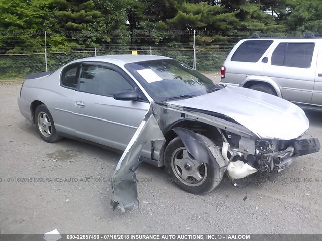 2G1WW12EX39346017 - 2003 CHEVROLET MONTE CARLO LS SILVER photo 1