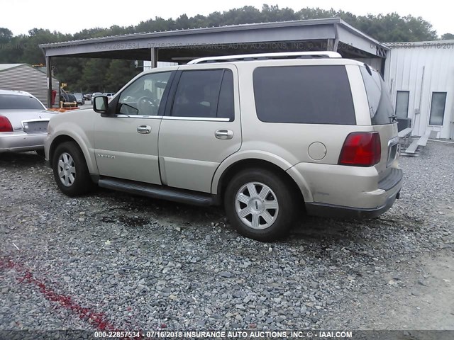 5LMFU28525LJ11495 - 2005 LINCOLN NAVIGATOR TAN photo 3