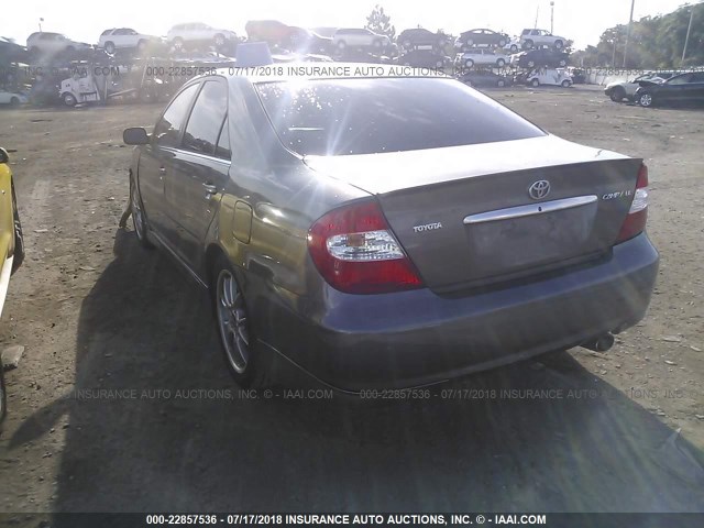 4T1BF32K03U558981 - 2003 TOYOTA CAMRY LE/XLE/SE 灰色 照片 3