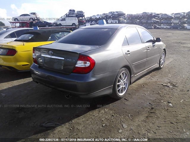 4T1BF32K03U558981 - 2003 TOYOTA CAMRY LE/XLE/SE 灰色 照片 4