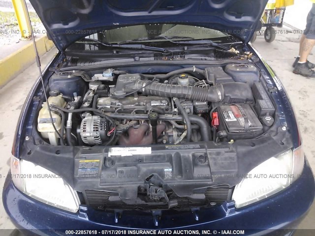 1G1JC524827267169 - 2002 CHEVROLET CAVALIER CNG BLUE photo 10