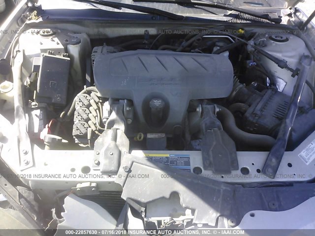 2G2WP552281102949 - 2008 PONTIAC GRAND PRIX Արծաթագույն լուսանկար 10
