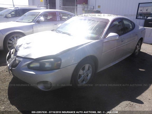 2G2WP552281102949 - 2008 PONTIAC GRAND PRIX Արծաթագույն լուսանկար 2
