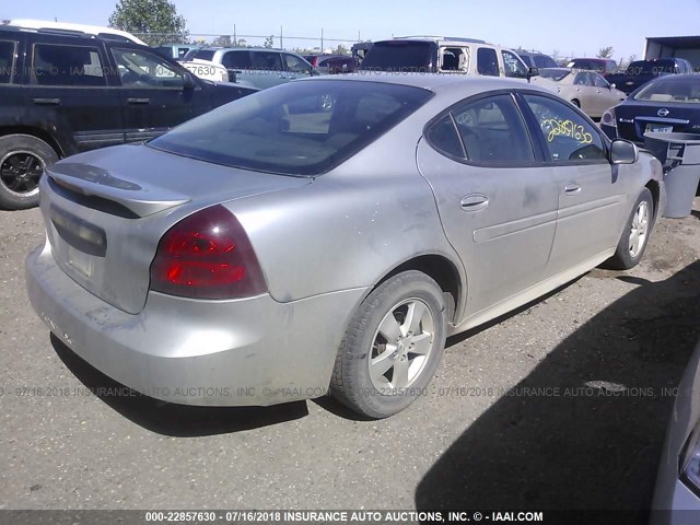 2G2WP552281102949 - 2008 PONTIAC GRAND PRIX Արծաթագույն լուսանկար 4
