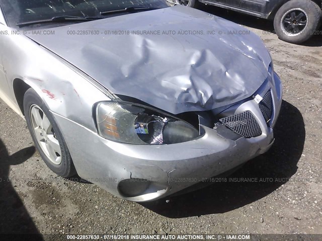 2G2WP552281102949 - 2008 PONTIAC GRAND PRIX Արծաթագույն լուսանկար 6