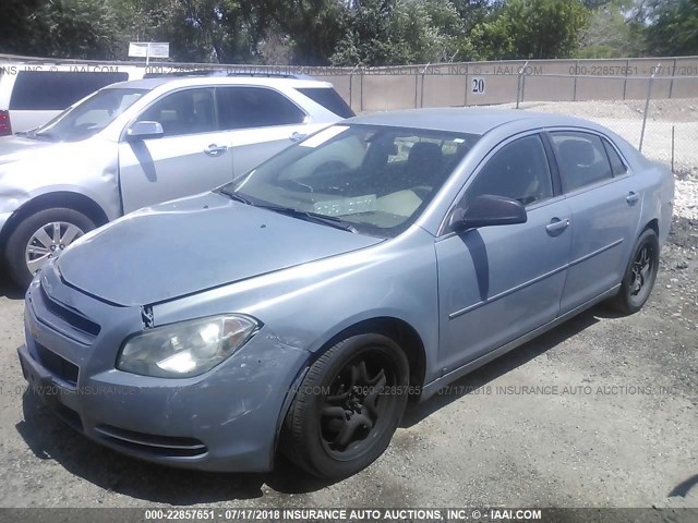 1G1ZG57K794237509 - 2009 CHEVROLET MALIBU LS Açıq mavi foto 2