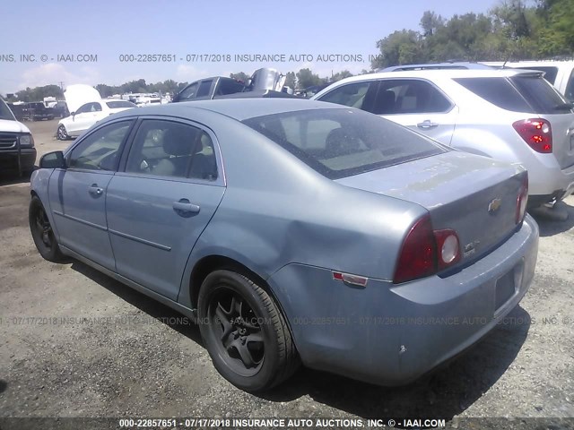 1G1ZG57K794237509 - 2009 CHEVROLET MALIBU LS Açıq mavi foto 3